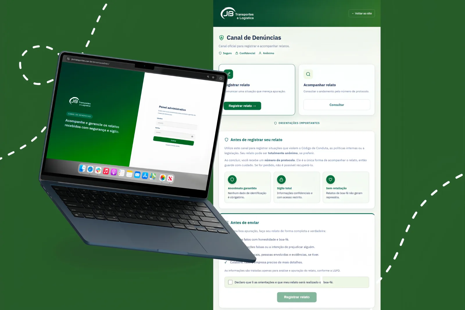 Projeto JB Transportes e Logística
