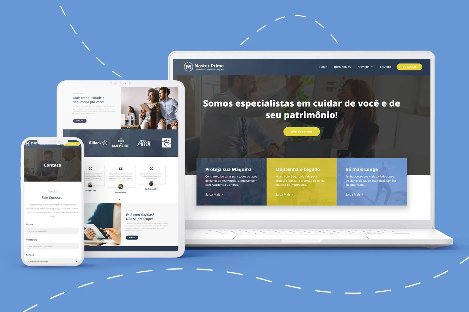 Site da Master Prime